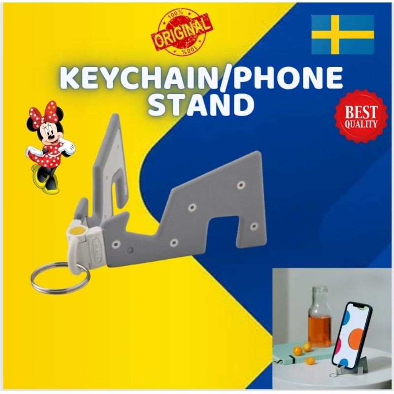 Ikea YUPPIENALLE multifunction keychain phone stand Shopee Malaysia