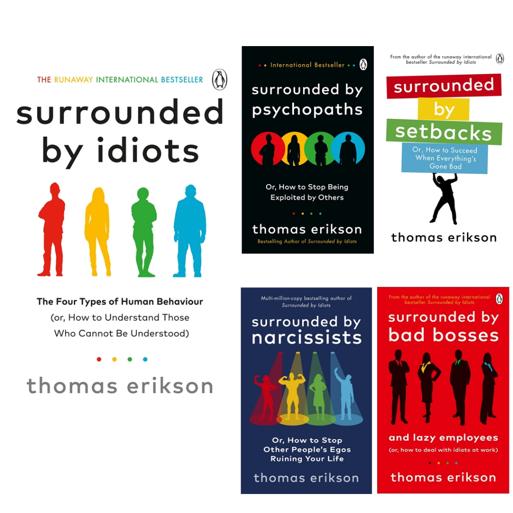 Best Combo Of 2 Book :- Surrounded By Psychopaths + Surrounded By Idiots (  English, Paperback, Thomas Erikson)