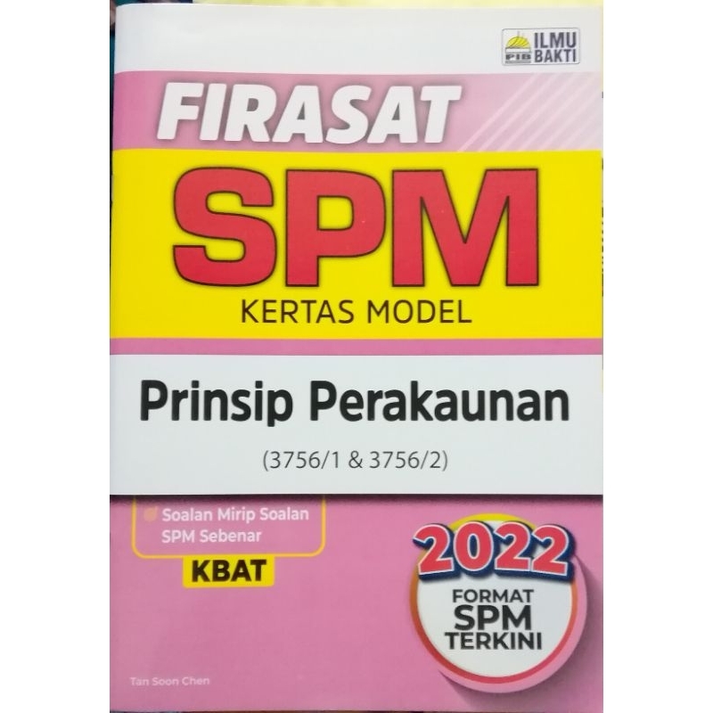 Firasat SPM Kertas Model Prinsip Perakaunan | Shopee Malaysia