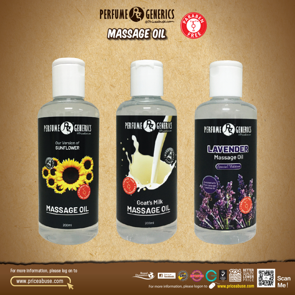 PERFUME GENERICS MASSAGE OIL 200ML Shopee Malaysia