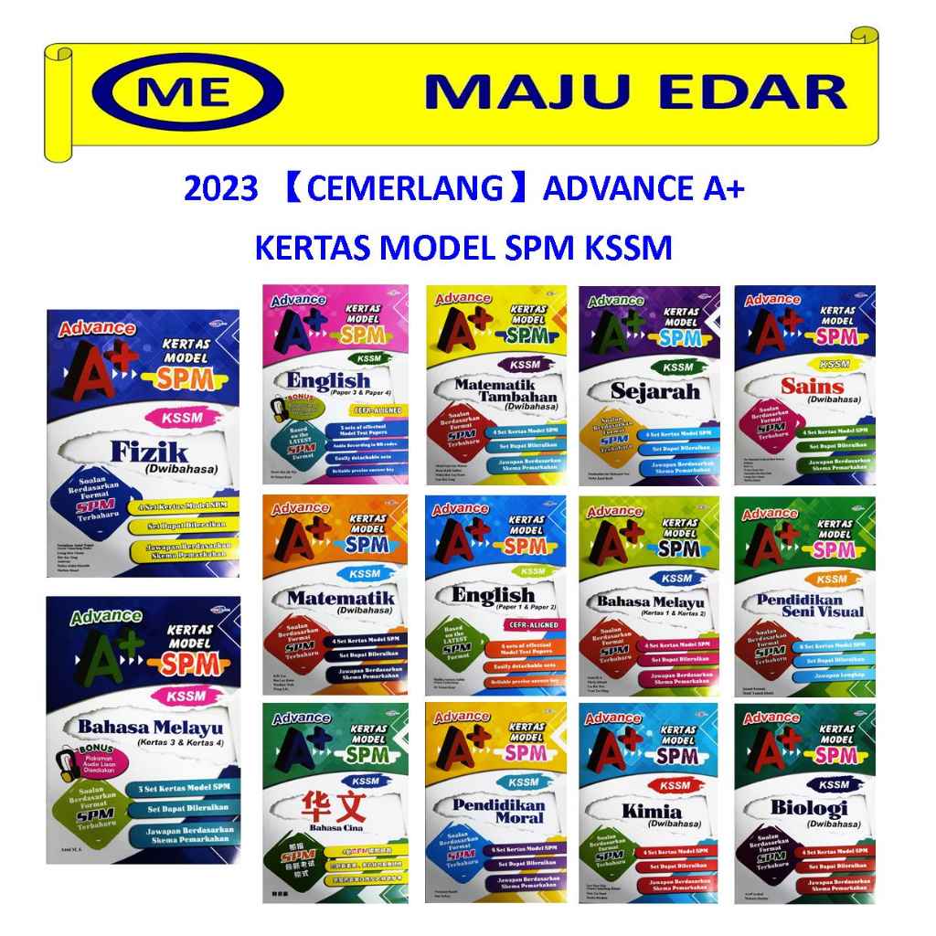 2023 [cemerlang] Advance A Kertas Model Spm Kssm Shopee Malaysia