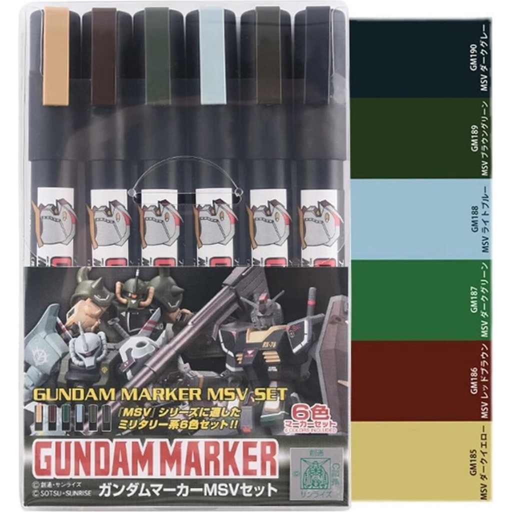 Gundam Marker MSV Set (Paint) Shopee Malaysia