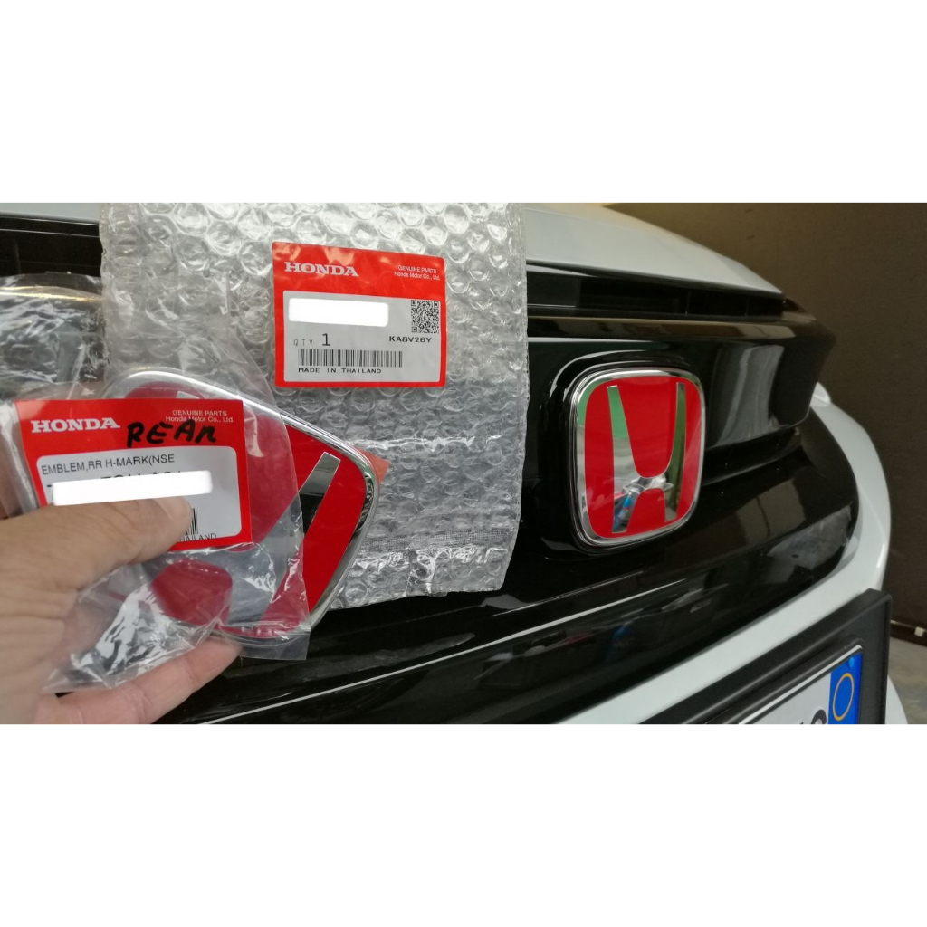 Honda Civic Type R FK8, FK7, FC1 Red H Logo Emblem Original Japan ...
