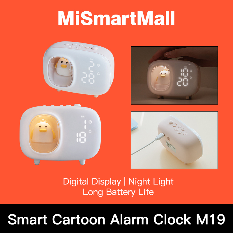 MUXNW M19 Smart Alarm Clock Student Use Child Special Charging Alarm