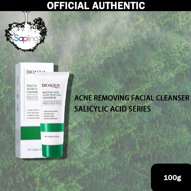 Salicylic acid daily mild facial cleanser 100ml/acne essence Shopee