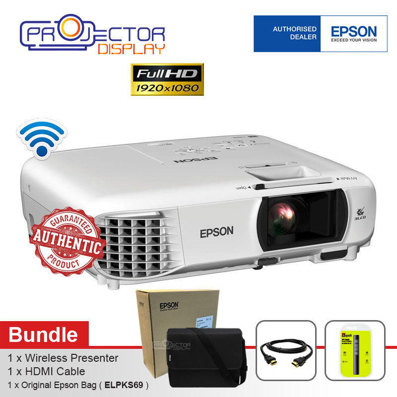 Epson EH-TW750 3400 Lumens Full HD Projector, Home, Office, EH TW750 ...