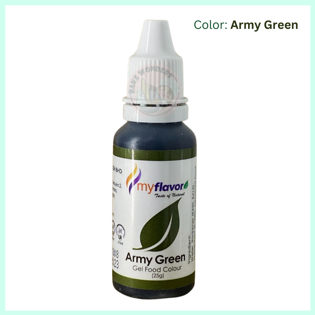 Myflavor Gel Food Colour/Pewarna Gel Makanan/Food colouring/Edible gel