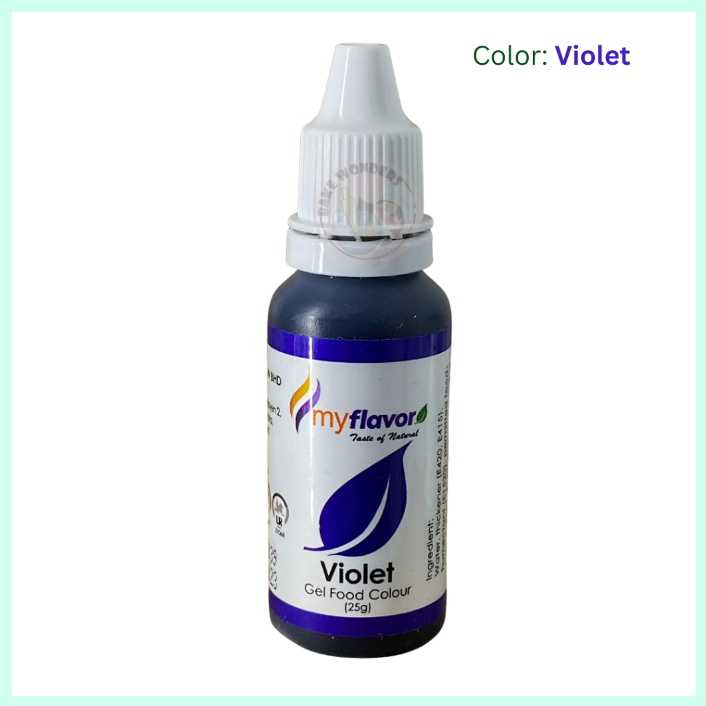 Myflavor Gel Food Colour/Pewarna Gel Makanan/Food colouring/Edible gel