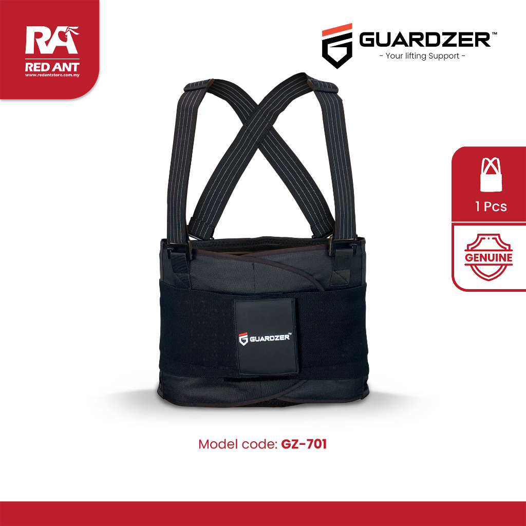 GUARDZER ERGONOMIC BACK SUPPORT BELT | Shopee Malaysia