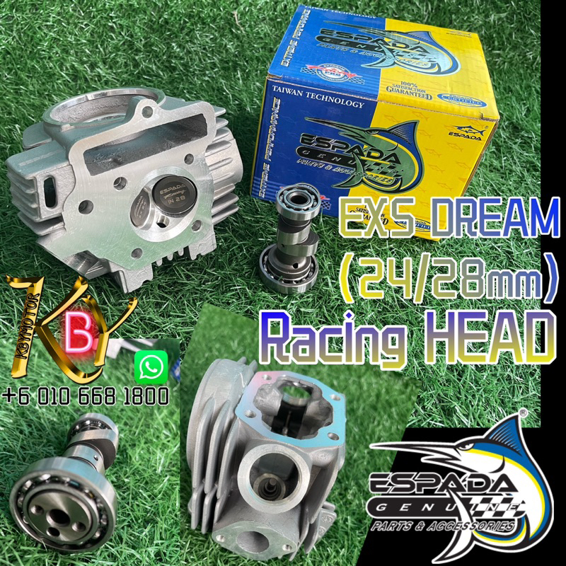 EX5 DREAM Racing HEAD ESPADA (24/28mm) | Shopee Malaysia