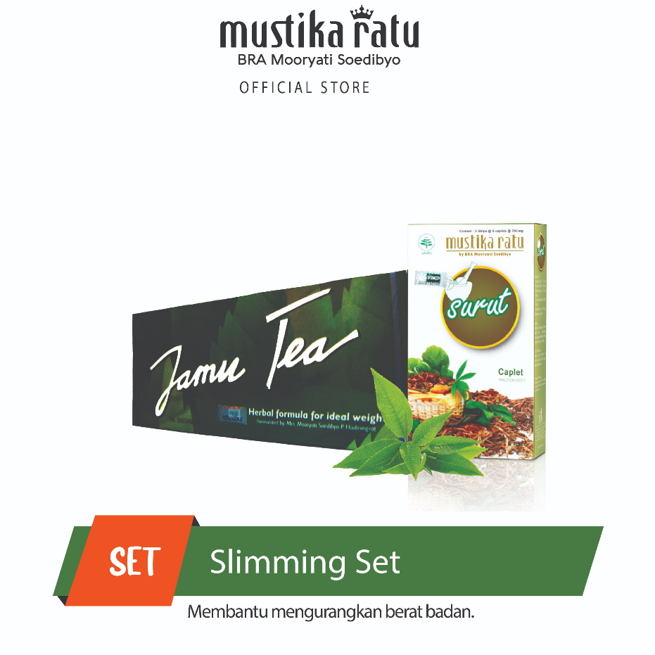 Mustika Ratu Slimming Set (Jamu Tea + Jamu Kaplet Surut) | Shopee Malaysia