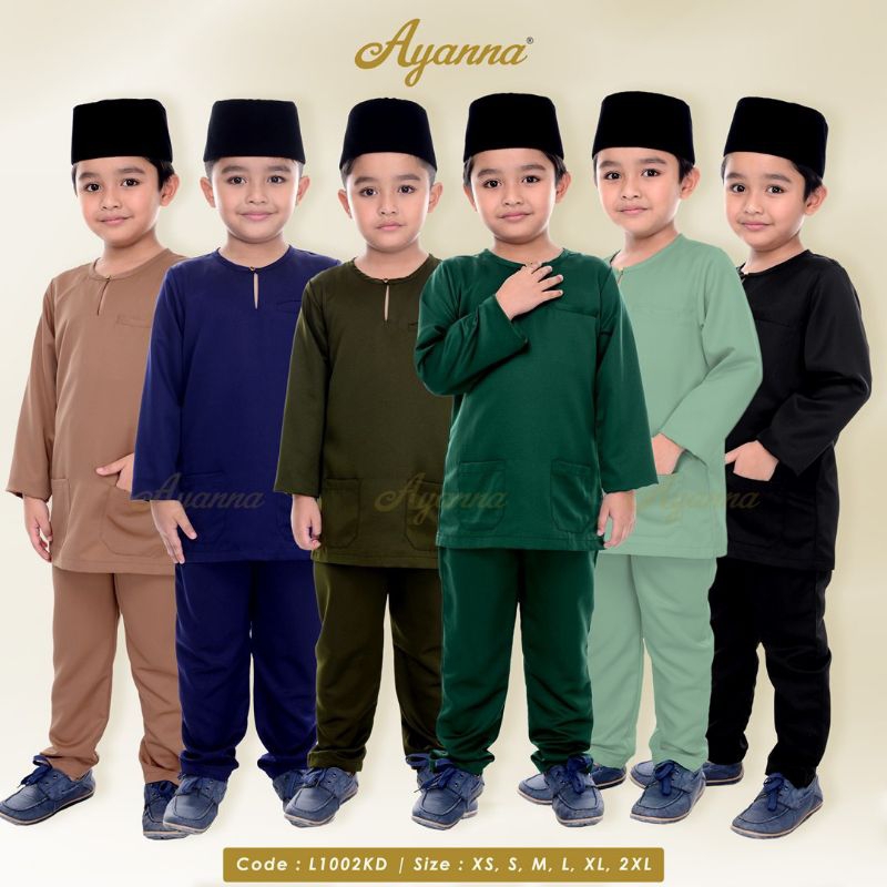 Baju Melayu Teluk Belanga Kanak2 | Shopee Malaysia