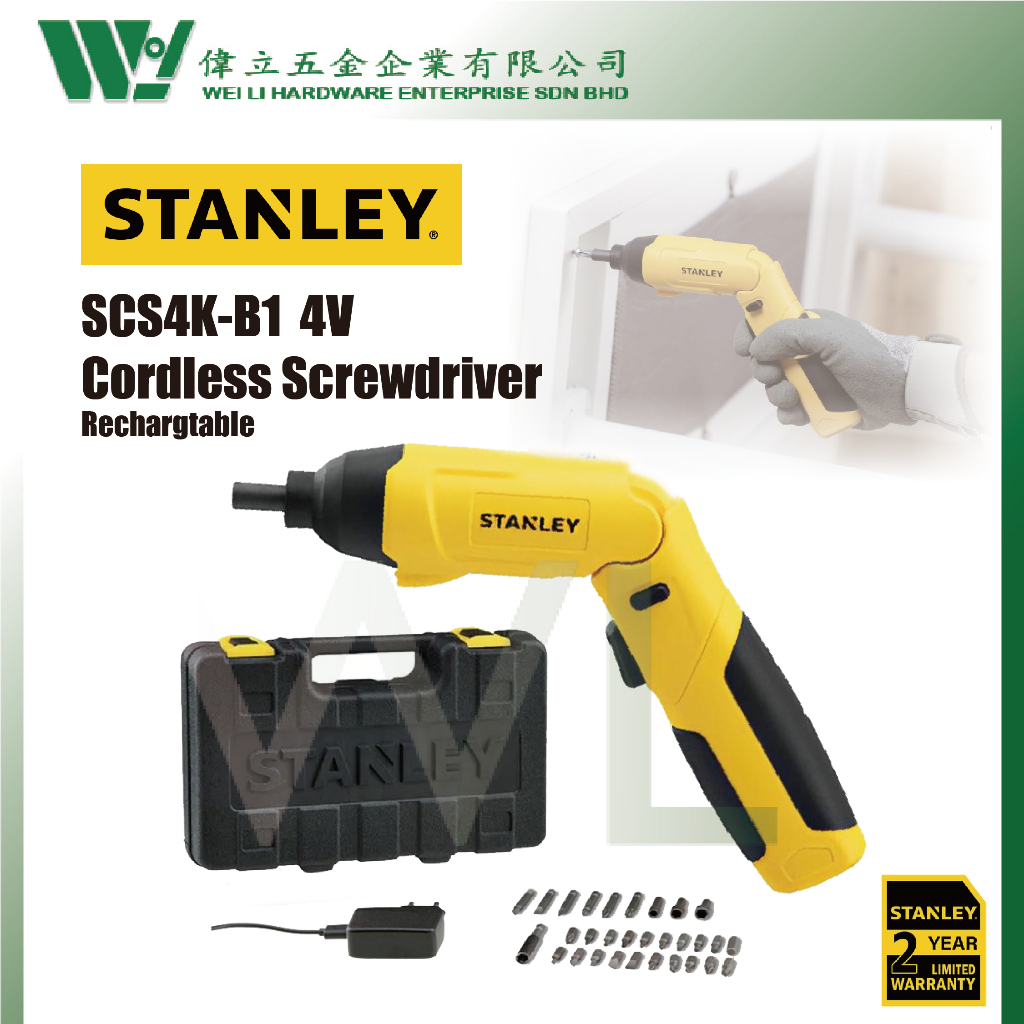 STANLEY SCS4KB1 4V Screwdriver Hand Drill / battery screwdriver / mini