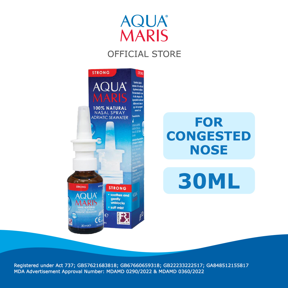 Aqua Maris Strong Nasal Spray (30ml) Exp date: February 2026 Exp date ...