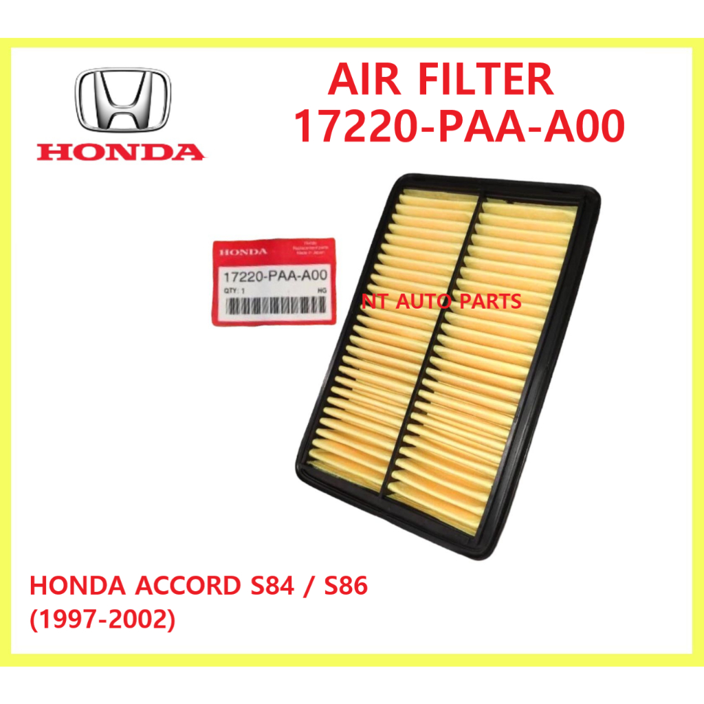 ORIGINAL HONDA ENGINE AIR FILTER HONDA ACCORD S84 / S86 (19992002