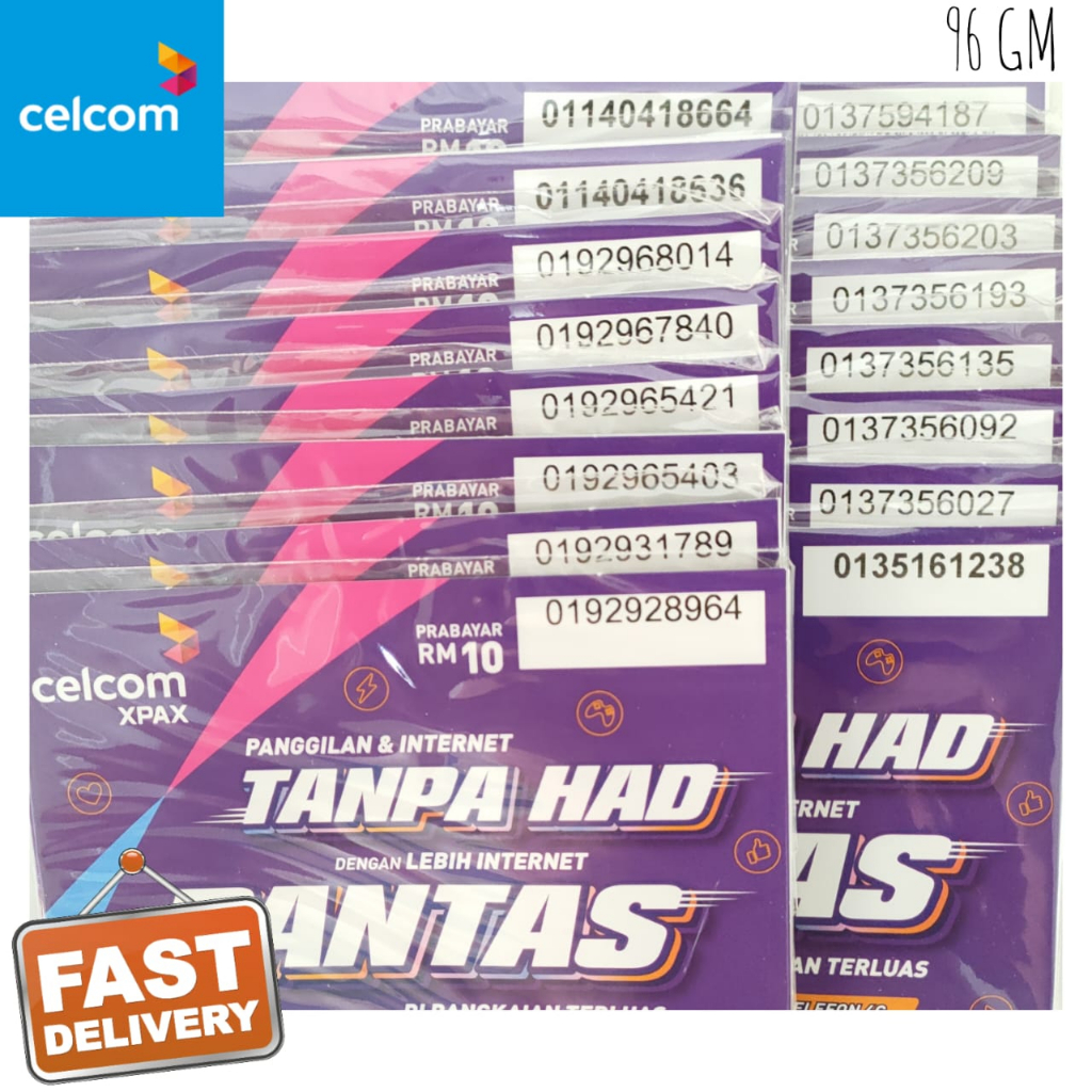 Nice Number Tanpa Had Unlimited data Plan (Sim card only