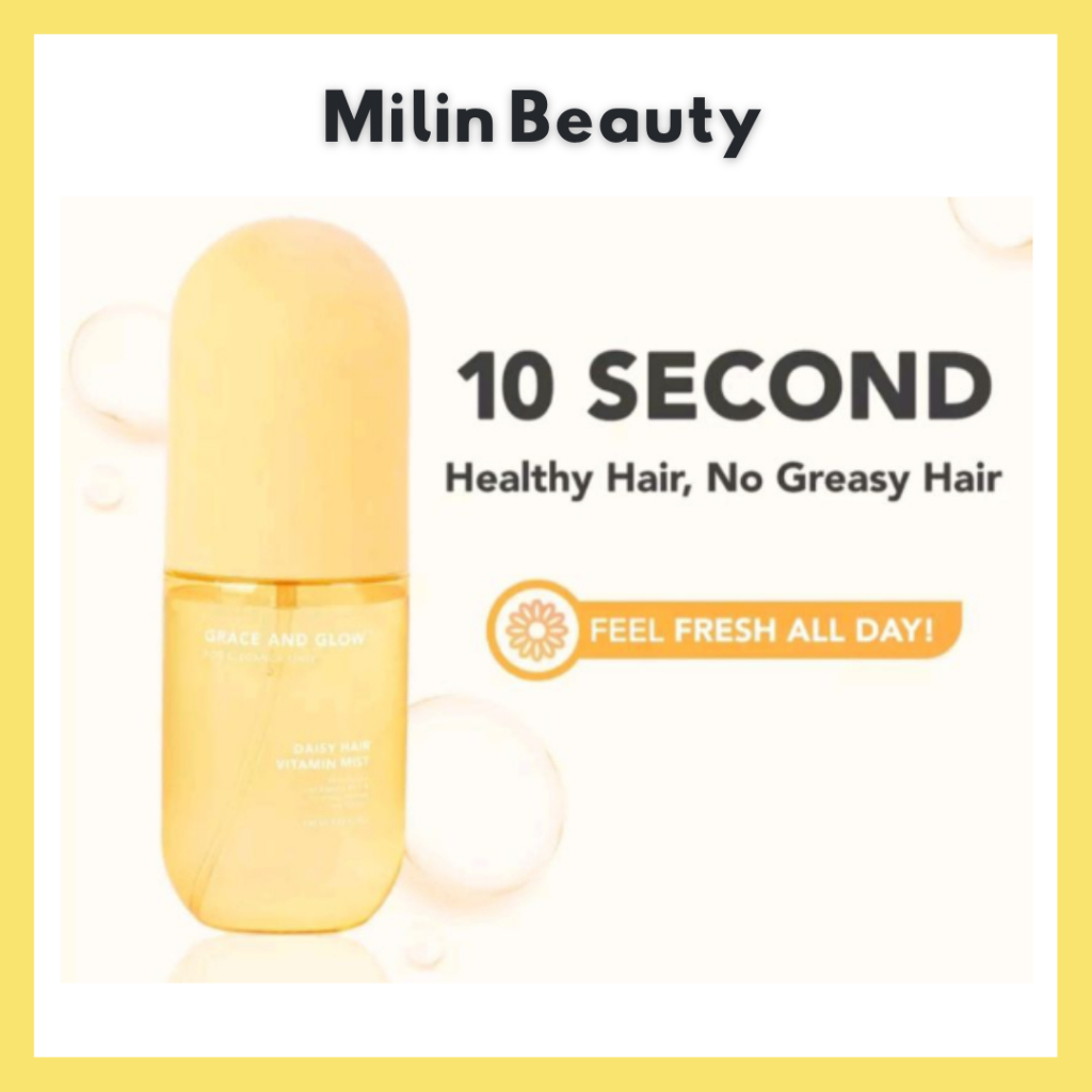 Grace and Glow Daisy Hair Vitamin Mist (100ml) Hair Perfume Serum
