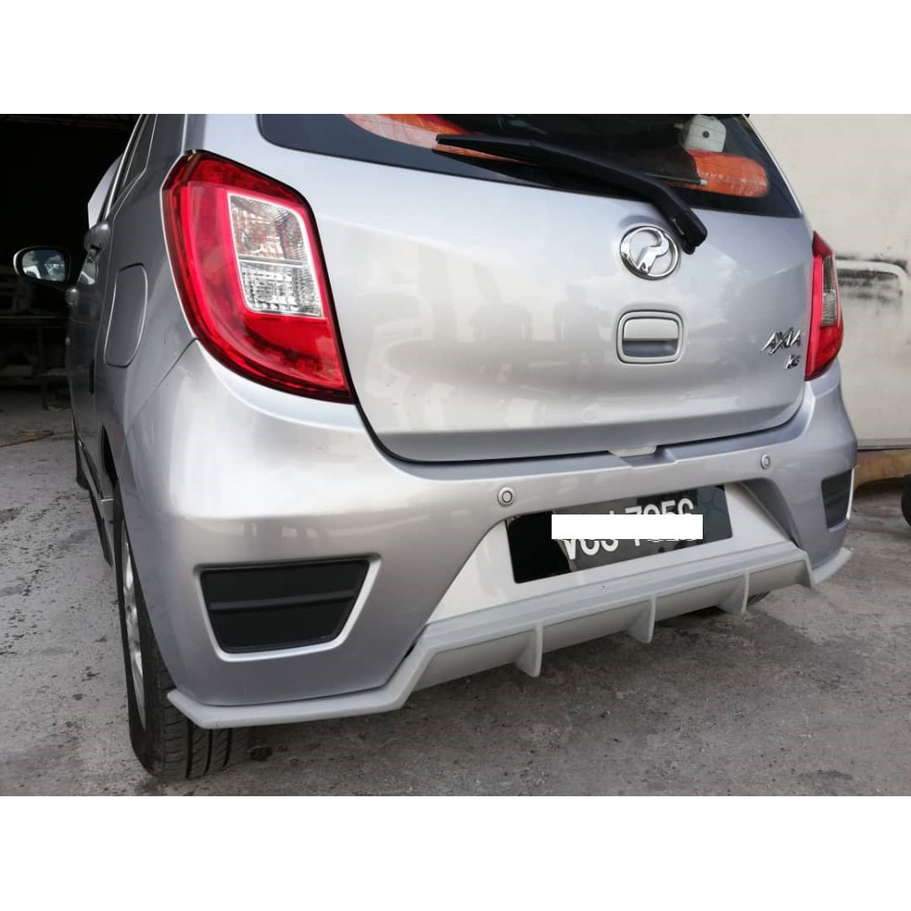 Perodua Axia 1st Generation 2017 Takero Rear Diffuser Body Kit PU Ready ...