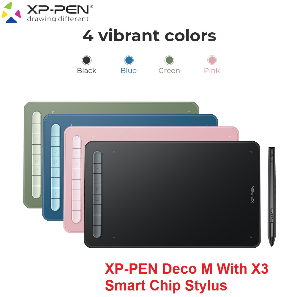 XP-PEN Deco M With X3 Smart Chip Stylus Graphics Drawing Tablets - With ...