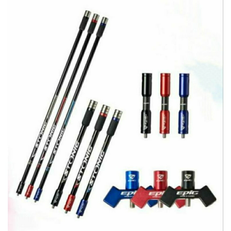 EPIC STONIC RECURVE STABILIZER SET 30"/28"/26"/12"/10"/4" Shopee Malaysia