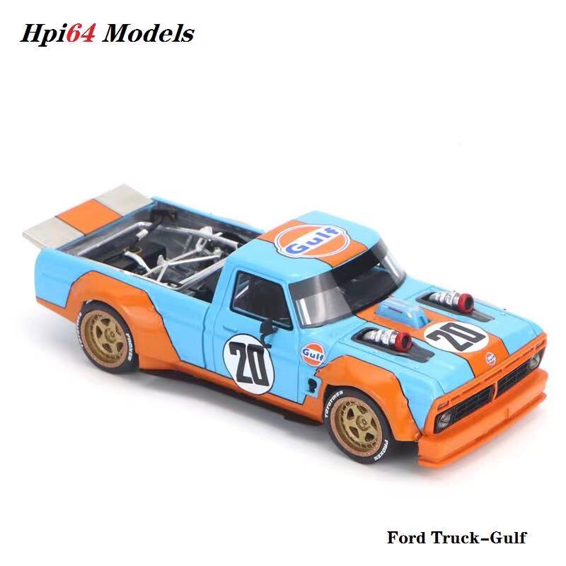 HPI64 MODELS 1/64 FORD PERFORMANCE HOONIGAN TRUCK MONSTER (Gulf Livery) |  Shopee Malaysia