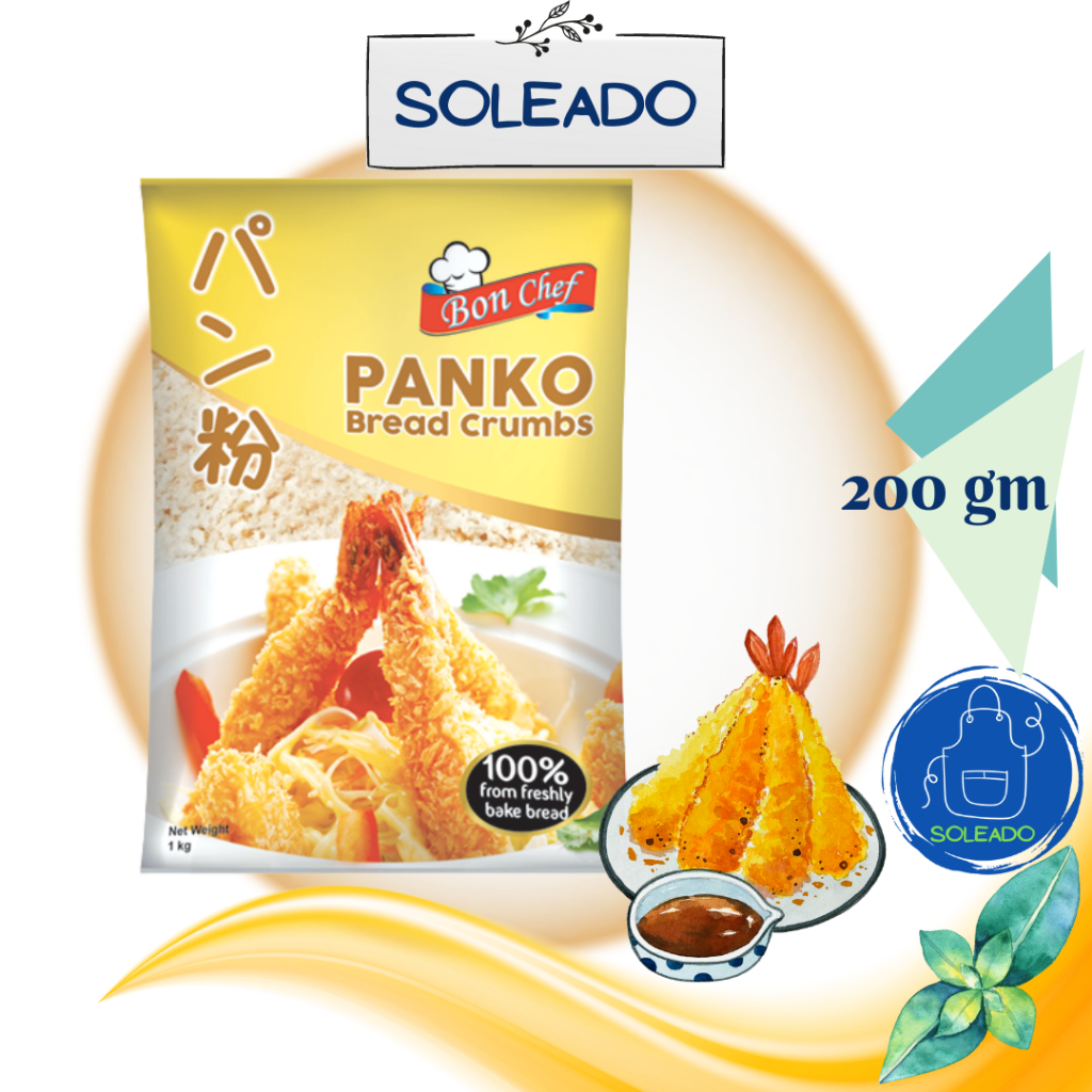 Bon Chef Panko Bread Crumbs 200g Halal Shopee Malaysia