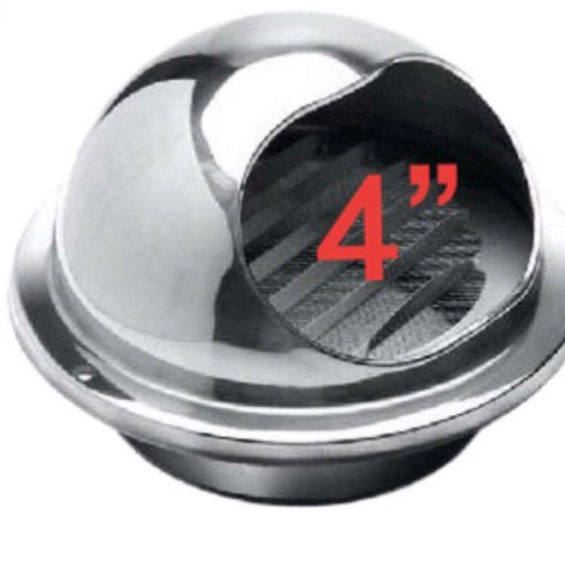 4" Aluminium Hose Cap Stainless Steel Cap Cooker Hood Ducting Hose Cap
