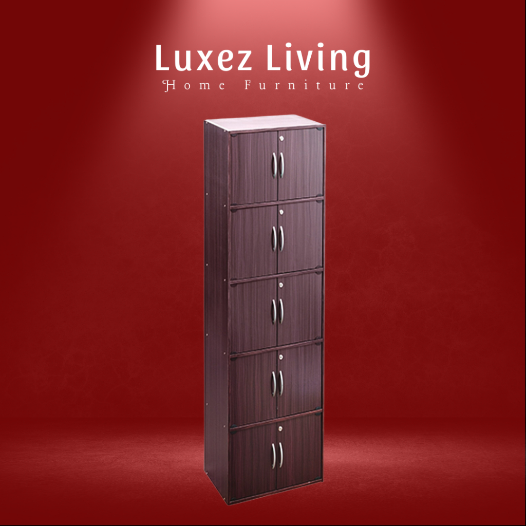 LUXEZ CODAY 10 Door Storage Box With Lock File Cabinet Almari Office ...