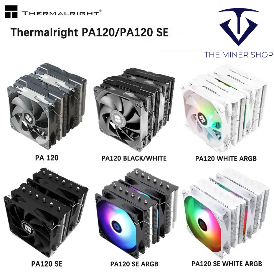 Thermalright PA120 SE 6 Heat Pipe CPU Cooler AGHP Inverse Gravity PC ...