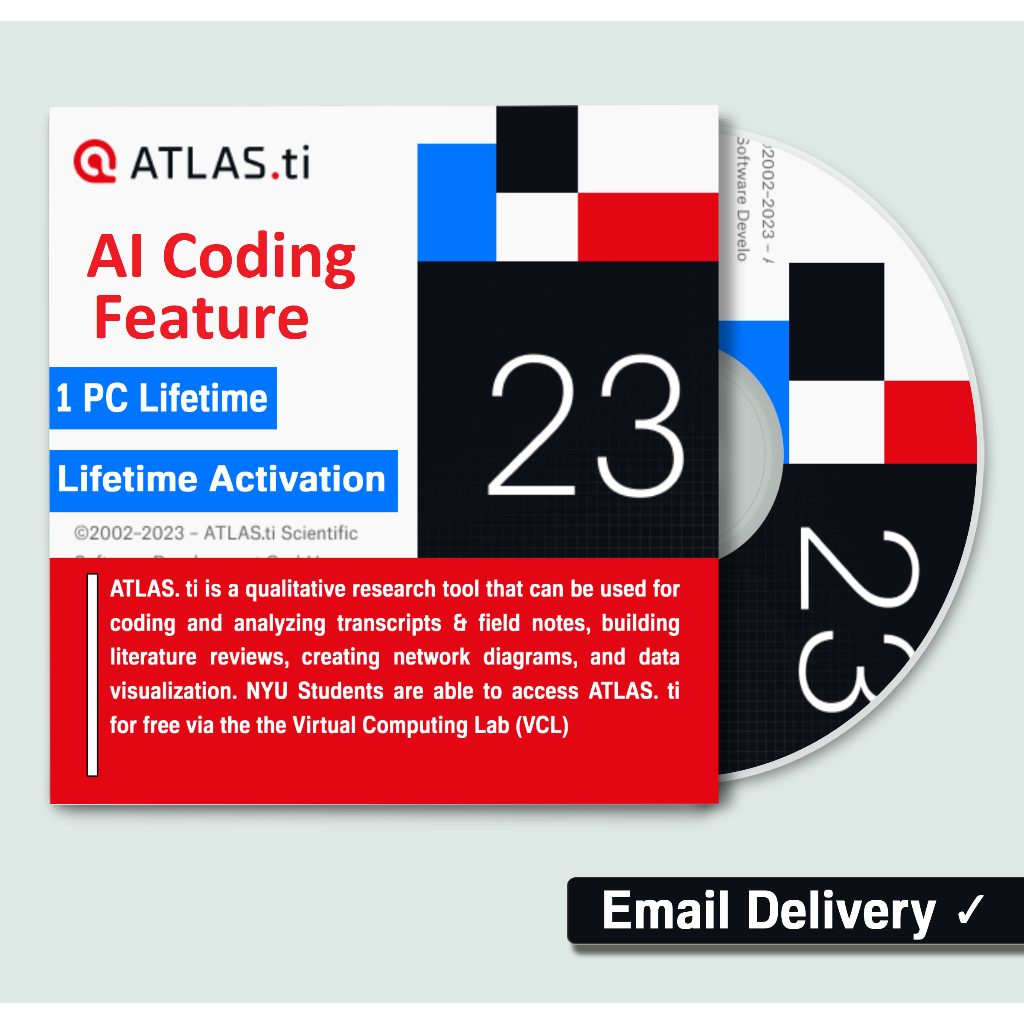 Atlas.ti 23 - Lifetime Professional License - AI Coding Feature ...