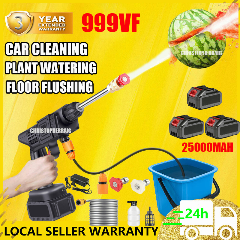 Ready Stock🚚999VF Water Jet Cordless Car Wash Floor Tiles Cleaner Spray