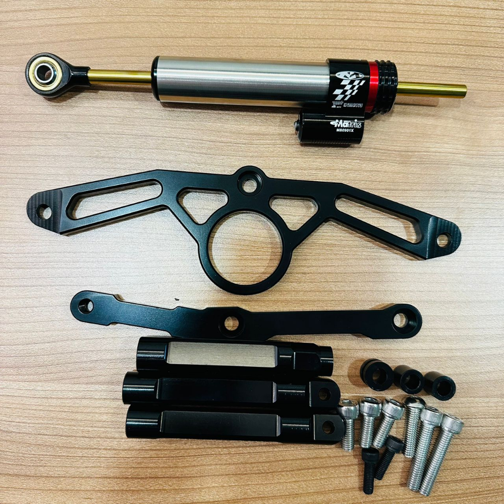 MT09 V3 TRACER 900 GT MATRIS STEERING DAMPER SIAP DAMPER BRACKET 100