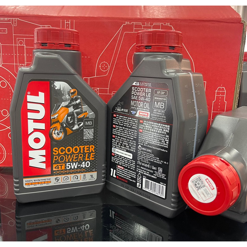 Motul Scooter Power Le 5w40 1 Liter 100 Fully Synthetic 4t Oil