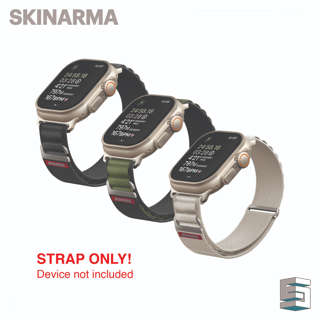 SKINARMA KOBU Apple Watch Strap Ultra 49/45/44/42 mm Shopee Malaysia