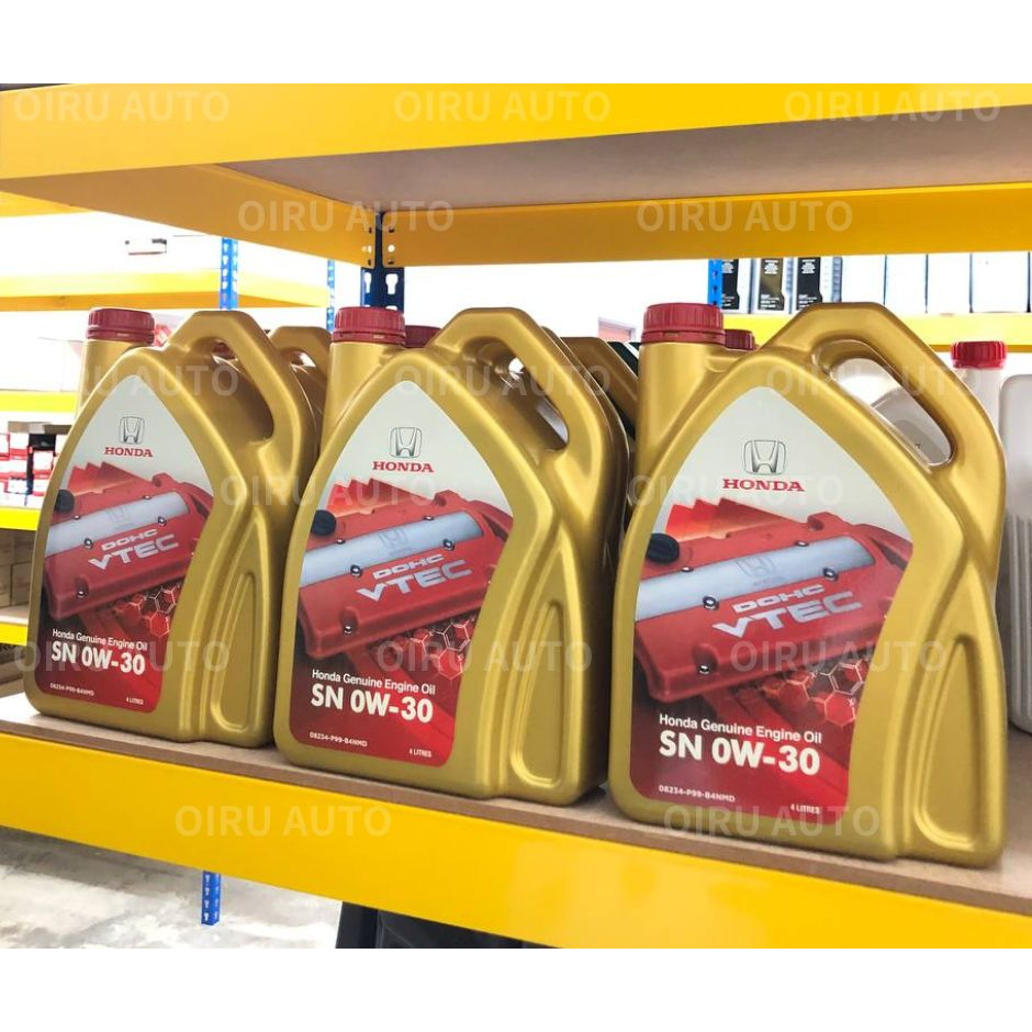 Honda 0W30 Engine Oil 4L Minyak Hitam Fully Synthetic 0W30 Minyak