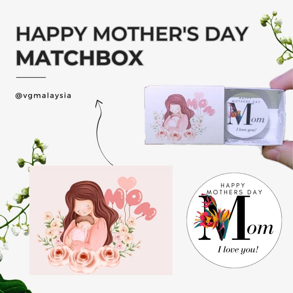 Creative Diy Mothers Day Matchbox Card Shopee Malaysia