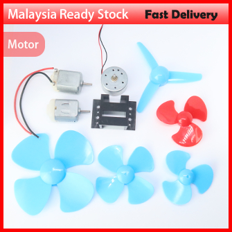 F130 micro DC motor 1.5-6v, 10 teeth gear, 2/3/4 blade propeller