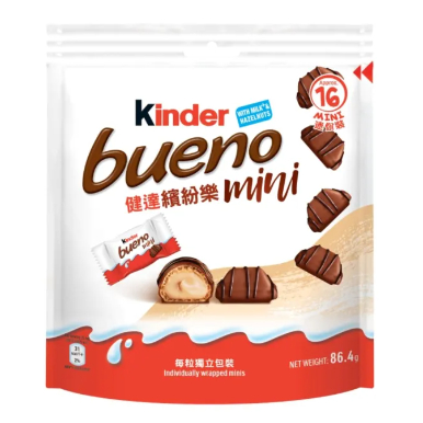 (Ready Stock!!) Kinder Bueno Mini Chocolate T18 97.2g/108g Coklat Kinder Share Bag