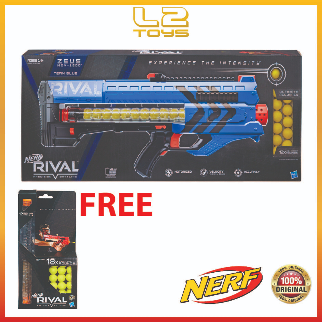 NERF RIVAL ZEUS MXV 1200 (BLUE) | Shopee Malaysia