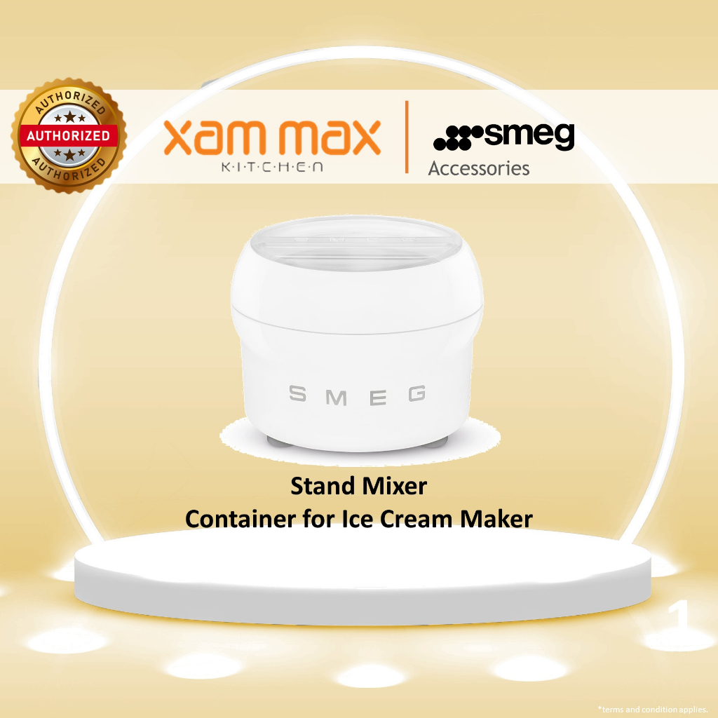 Smeg - SMIC02 Ice Cream Maker Additional Container Accessories SMF02 ...
