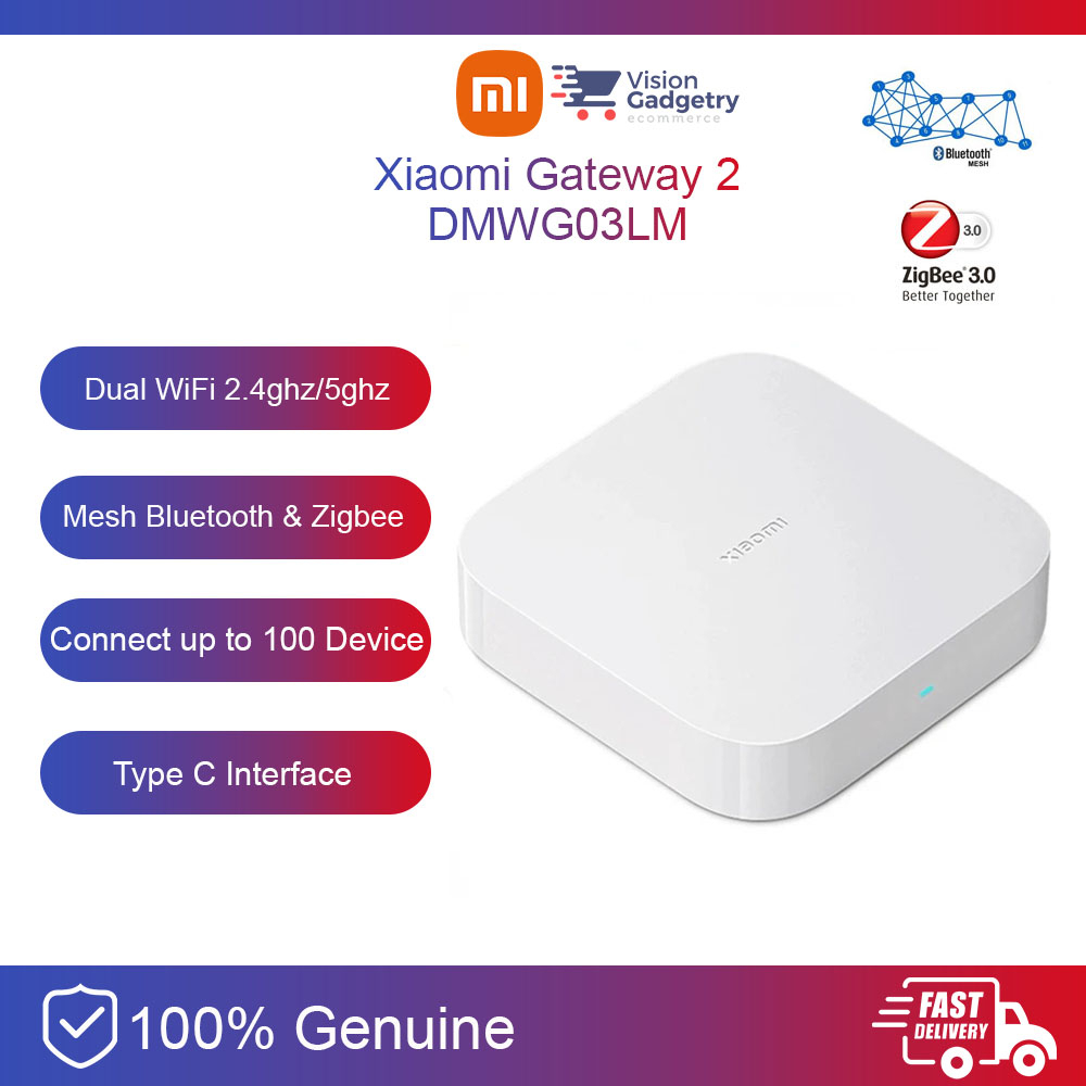 Xiaomi Mijia Multifunction Gateway 2 Smart Home Bluetooth Mesh Hub ...