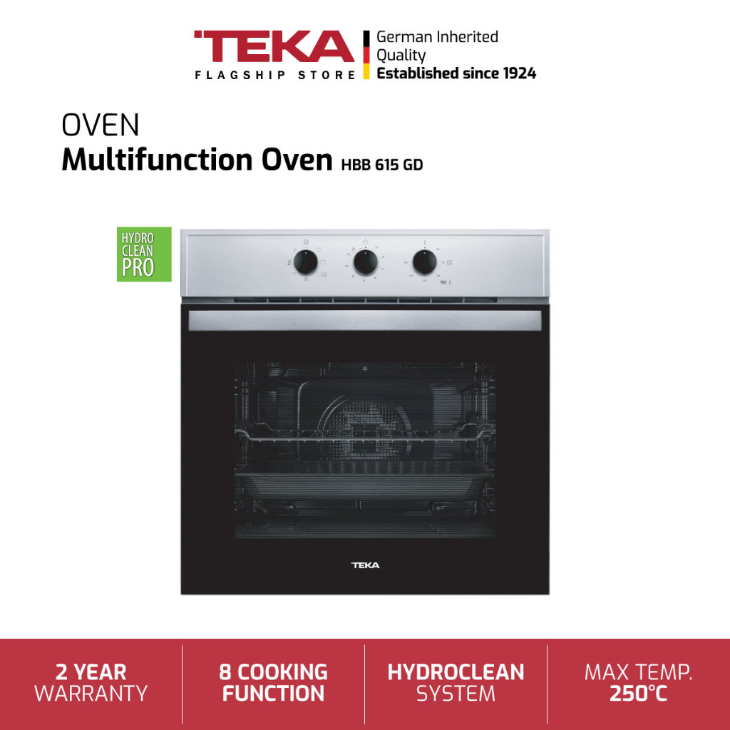TEKA BUILT IN OVEN HBB 615 GD Shopee Malaysia