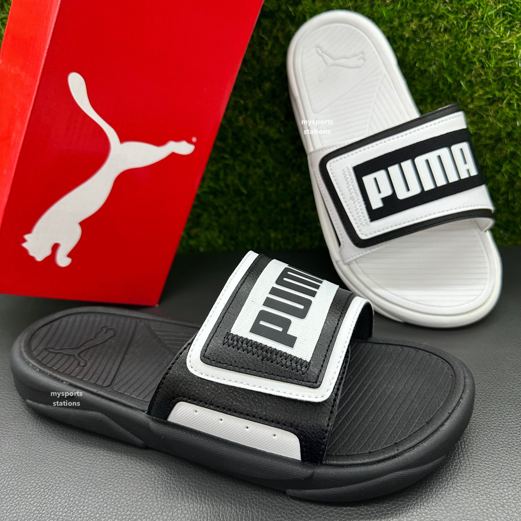 Puma Mens 386712 Royalcat Comfort Tape Slides 