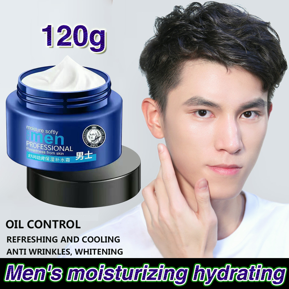 Men's Face Moisturizer Cream 120g Firming pore Increase skin vitality ...