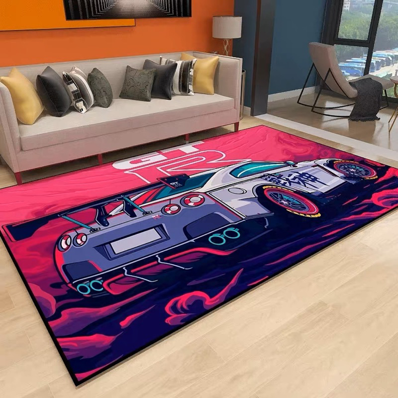 Karpet Velvet GTR R35 BMW M2 JDM Design Hiasan Rumah Alas Kaki Home ...