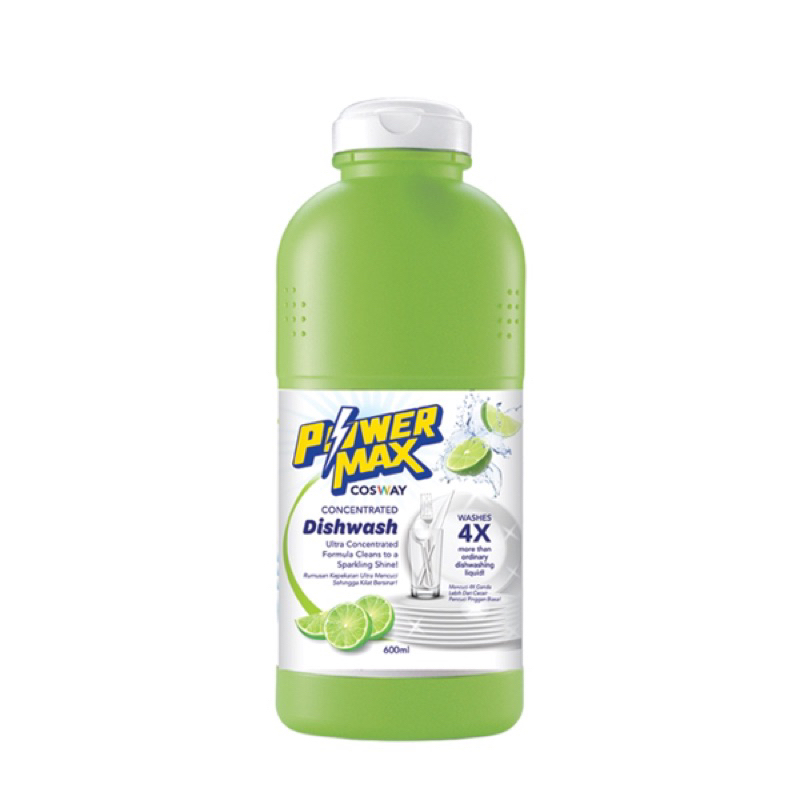 Cosway PowerMax Concentrated Dishwash 600ml | Shopee Malaysia