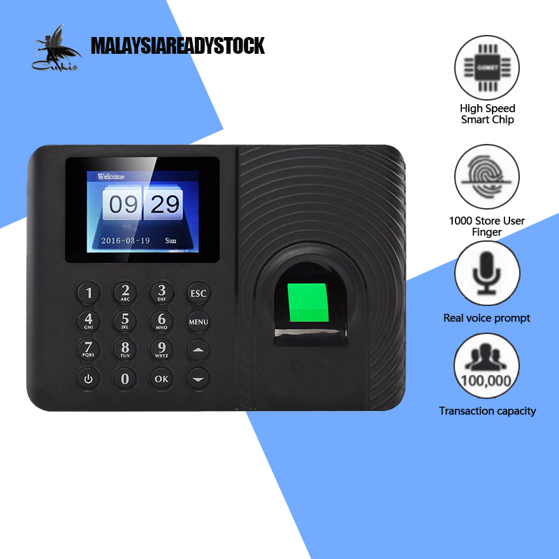 thumbnail image 2 of Time Clock Employee Attendance Punch Payoll Ecode LCD 2 of 13