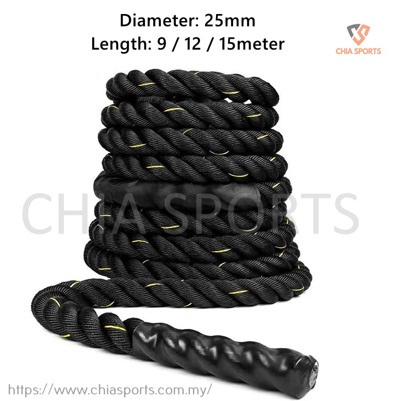 Battling ROPE 25mm 9m 12m 15m MMA Training Fitness Battling Martial Art ...