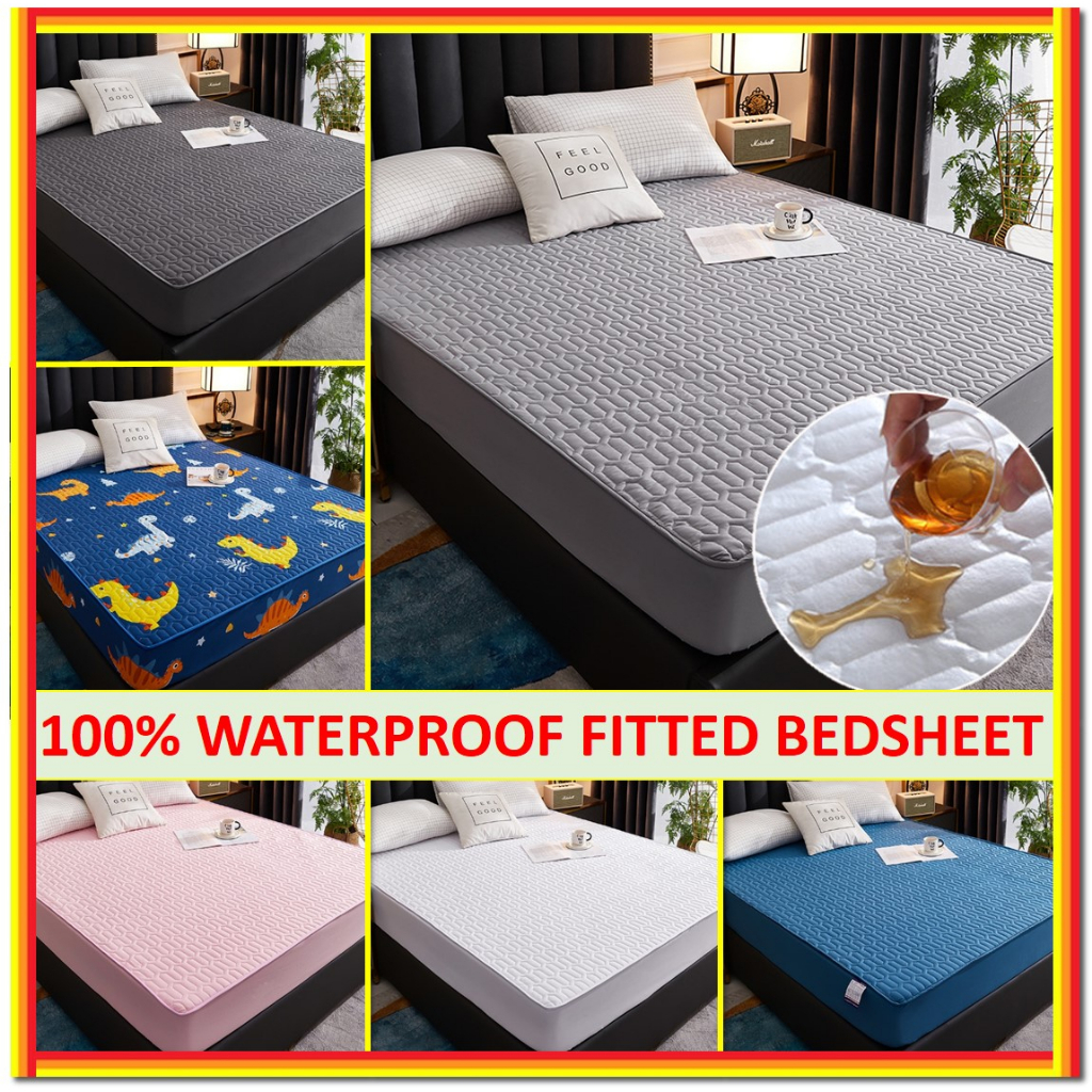 Waterproof Bedsheet Waterproof Mattress Protector Fitted Bedsheet Cadar