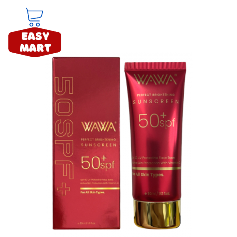 WAWA PERFECT BRIGHTENING SUNSCREEN 50+SPF PA+++ 30ML [100 ORIGINAL HQ